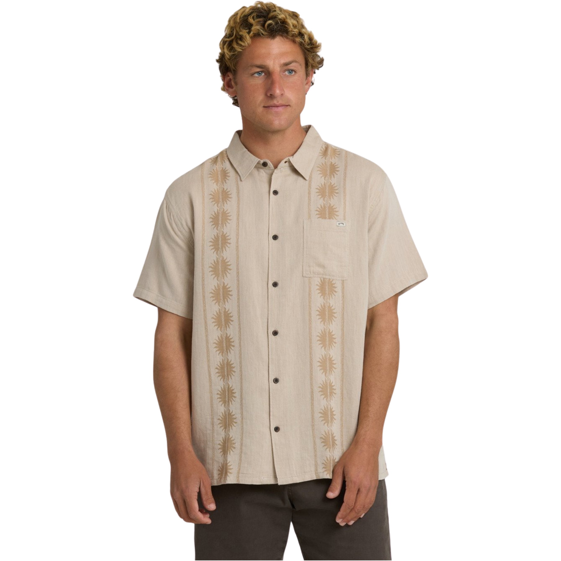 2026 Billabong Mens Cordoba Shirt 24A044515 - Desert Khaki